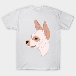 Chihuahua - continuous line drawing T-Shirt